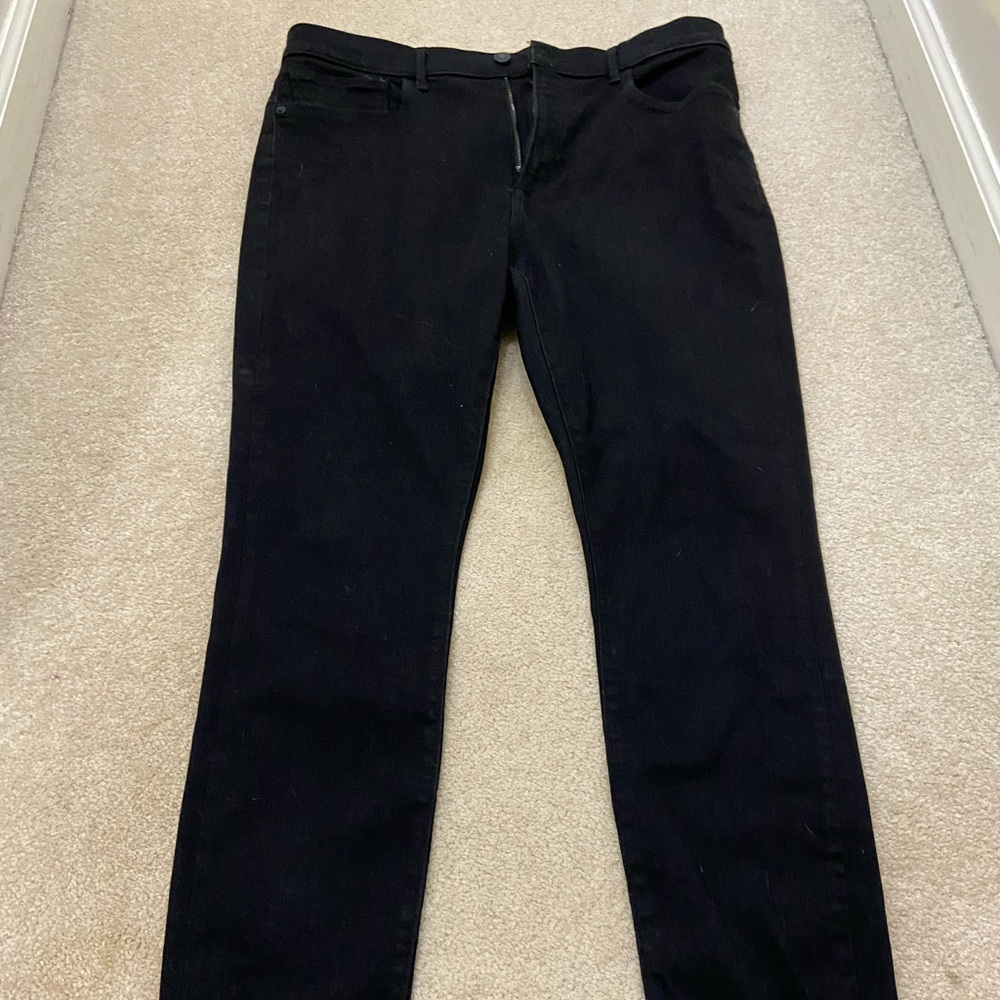 (14R) Black Express high-rise skinny jeans